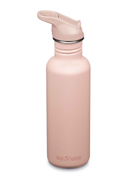 Klean Kanteen Drinkfles Classic 800 ml met flipsportdop - peach parfait