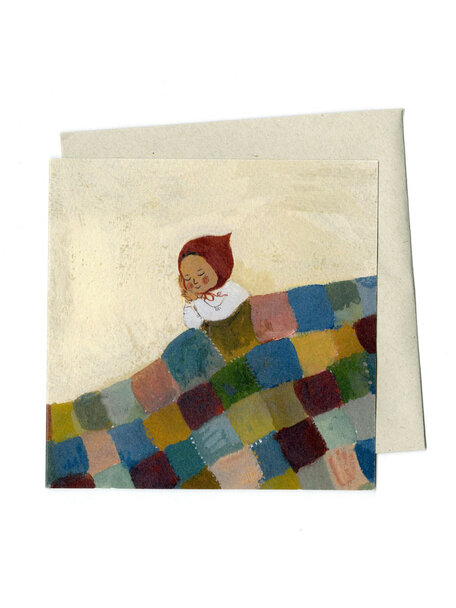 Gemma Koomen Gevouwen kaart - the quilt