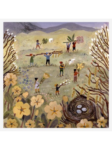 Gemma Koomen Gevouwen kaart - spring's arrival