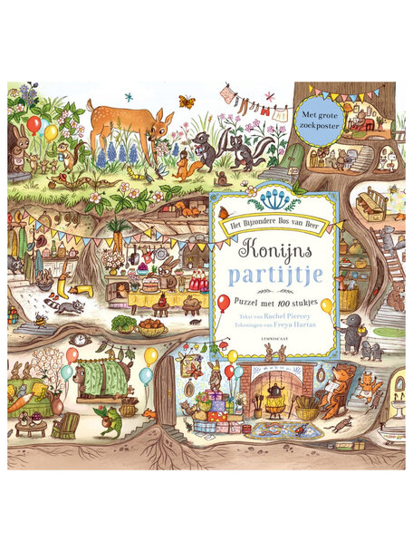 Lemniscaat Konijns partijtje puzzel (100 stukjes)