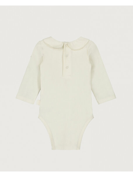Gray Label Baby romper lange mouw en kraagje - cream