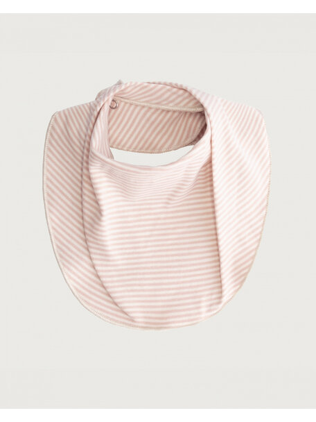 Gray Label Baby bib - faded pink/cream