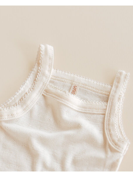 Unaduna Zomer rompertje pointelle wol/zijde - munkki