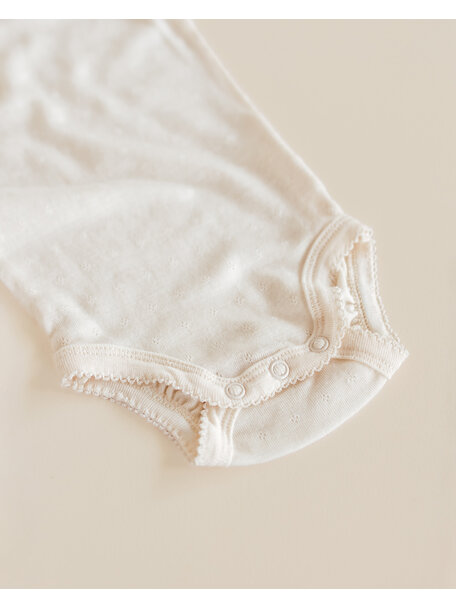 Unaduna Zomer rompertje pointelle wol/zijde - munkki