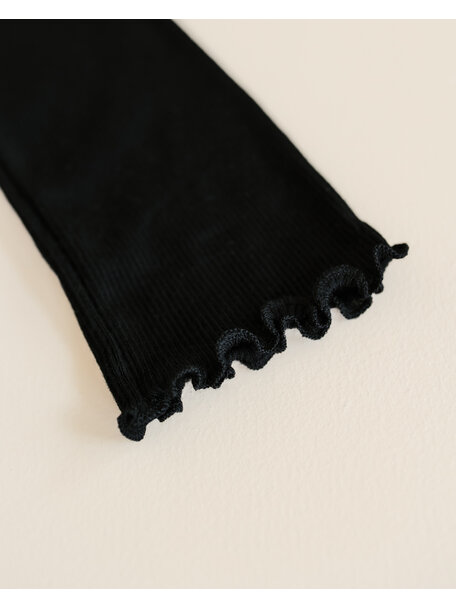 Unaduna Kate longsleeve met turtle neck - zwart