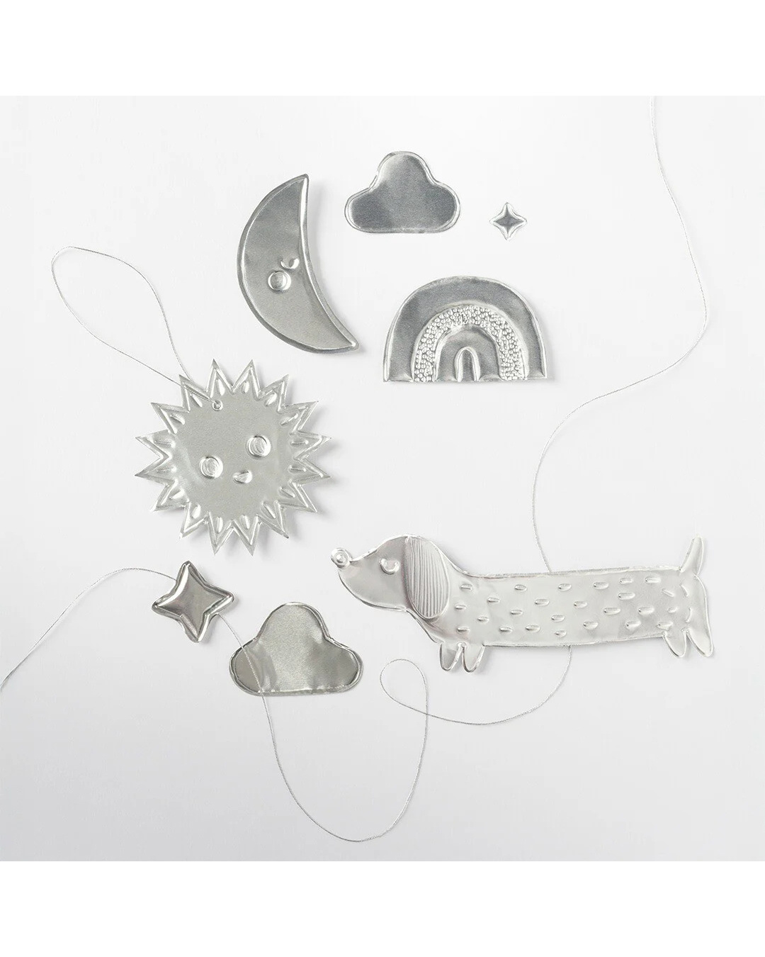folia 522 - DIY aluminium embossing folie, zilver, 3 vellen, 70µ, ca. 18,5 x 29,7 cm, harde metaalfolie extra sterk