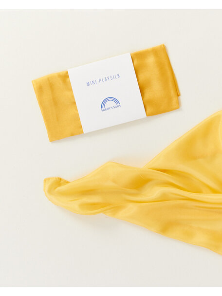 Sarah's Silks Speeldoek mini van zijde - gold