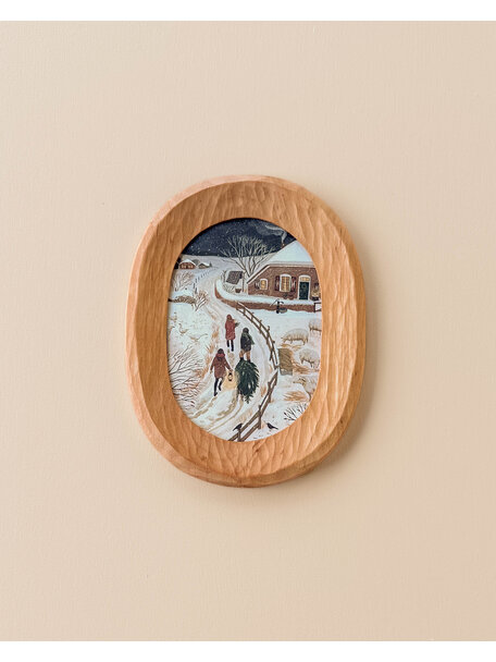 Handmade Lijst ovaal - hangend