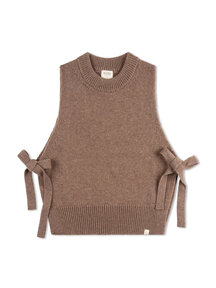 Matona Spencer met strik - sepia