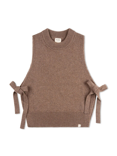 Matona Spencer met strik - sepia