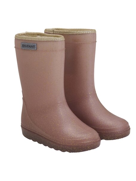 En Fant Thermoboots - glitter rose taupe