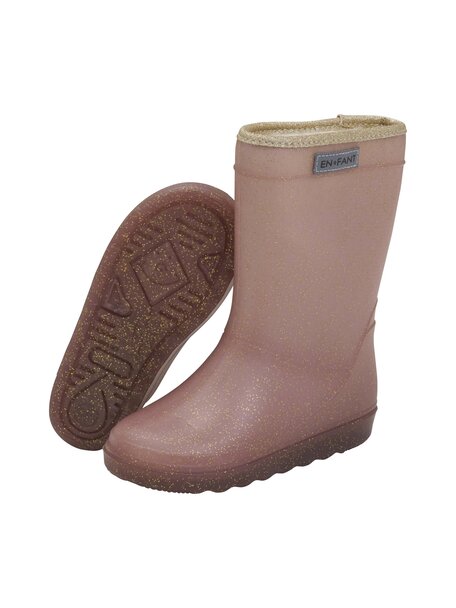 En Fant Thermoboots - glitter rose taupe
