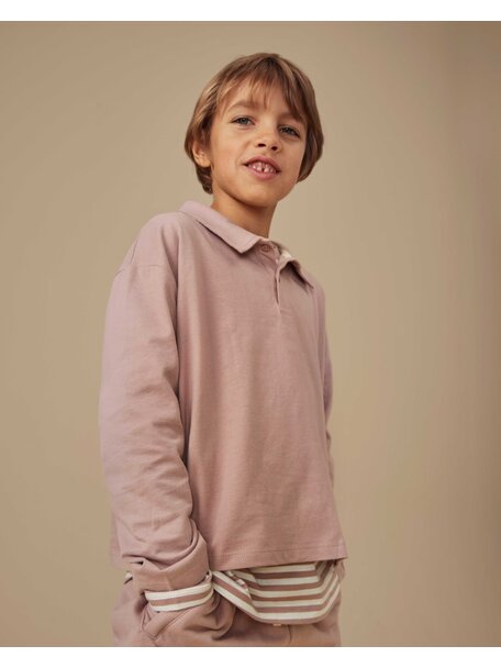 Gray Label Poloshirt longsleeve - berry