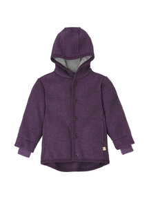 Disana Jas van gekookte wol - aubergine