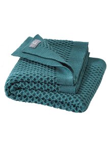 Disana Wafeldeken van wol - eucalyptus