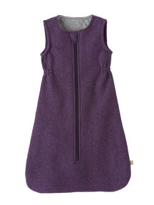 Disana Slaapzak van gekookte wol - aubergine