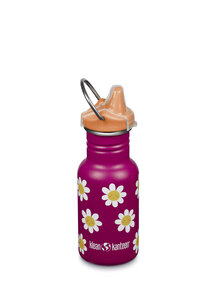 Klean Kanteen Kid Sippy fles 355 ml - happy flowers