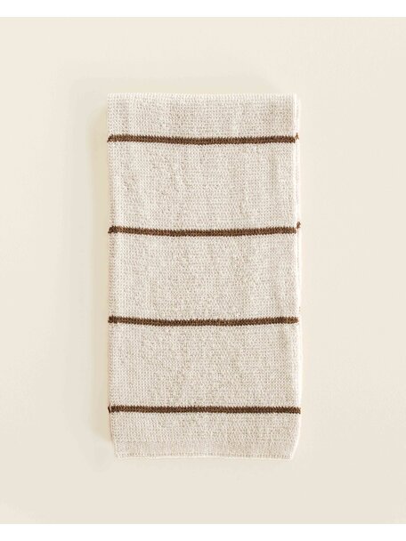 Hvid Wollen sjaal Igor - cream/mocha