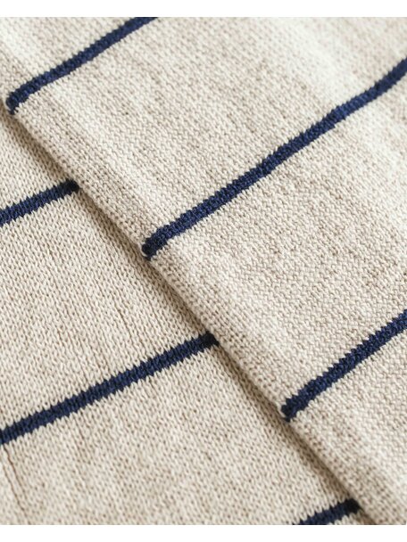 Hvid Wollen sjaal Igor - cream/blue