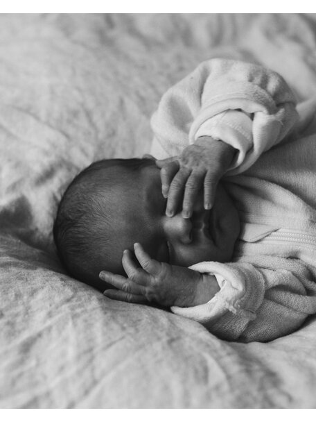 Engel Natur Newborn slaapzak van wol-frottee