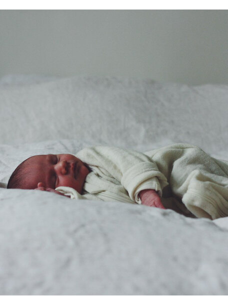 Engel Natur Newborn slaapzak van wol-frottee