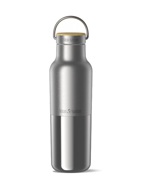 Klean Kanteen Thermosfles reflect 473 ml met bamboedop - rvs