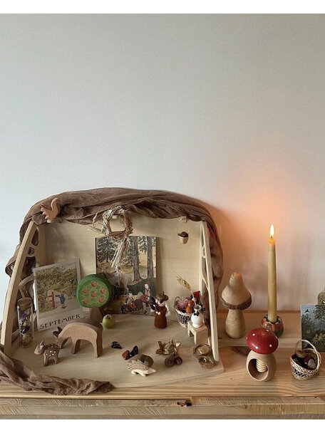 Kids at work Kastanjehouder en notenkraker - blanco