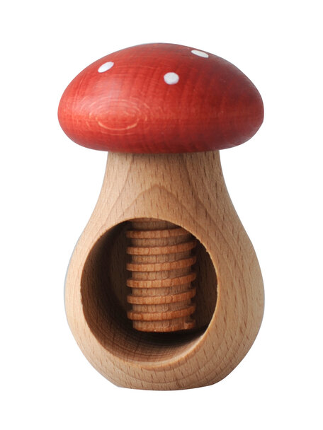 Kids at work Kastanje knutselset - rood met witte stippen