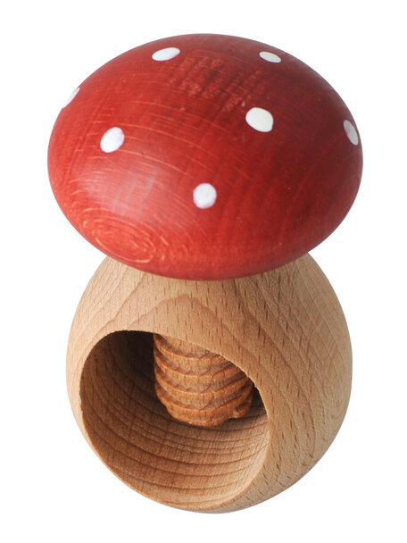 Kids at work Kastanje knutselset - rood met witte stippen