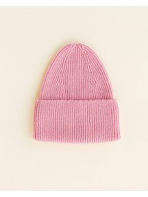 Hvid Dikke ribbeanie Fonzie - cotton candy