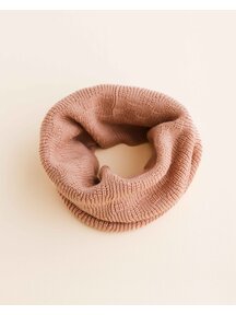 Hvid Wollen loopsjaal Gigi - rose