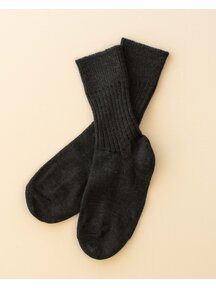 Hirsch Natur Dikke wollen sokken voor volwassenen - donkerbruin