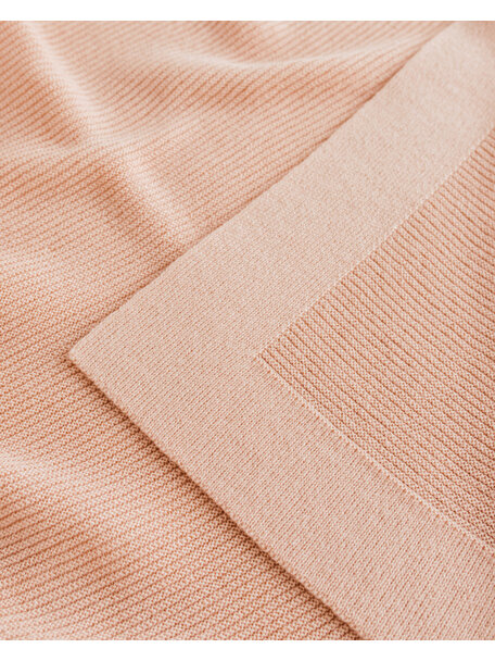 Hvid Deken van merino wol Gust - apricot