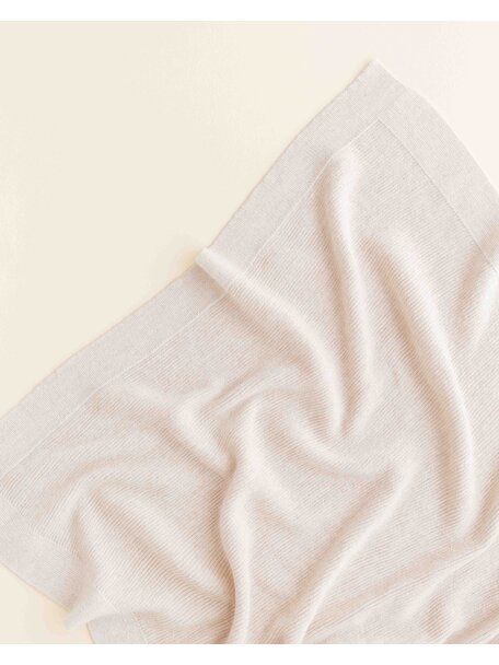 Hvid Deken van merino wol Gust - cream