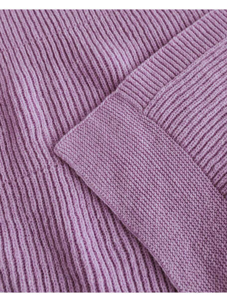 Hvid Ledikant deken Gaston - lavender