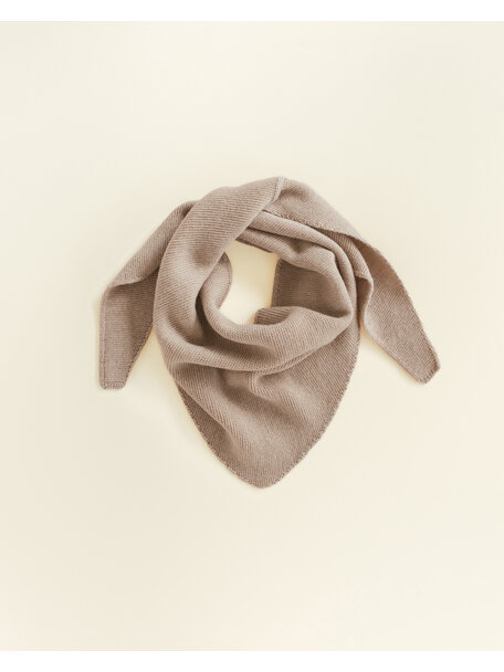 Hvid Zachte sjaal van wol Josephina - sand