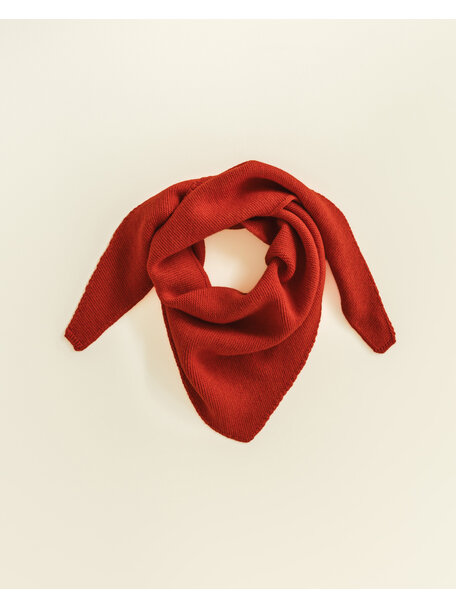 Hvid Zachte sjaal van wol Josephina - red