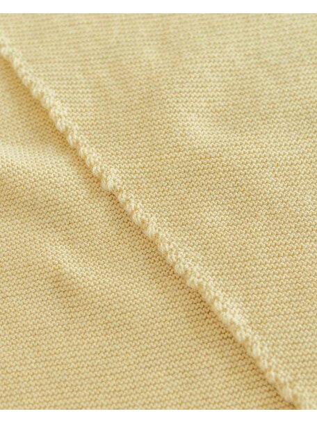 Hvid Zachte sjaal van wol Josephina - light yellow