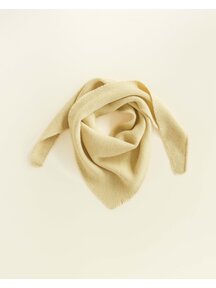Hvid Zachte sjaal van wol Josephina - light yellow