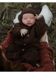 Unaduna X Engel Overall wolfleece - cocoa