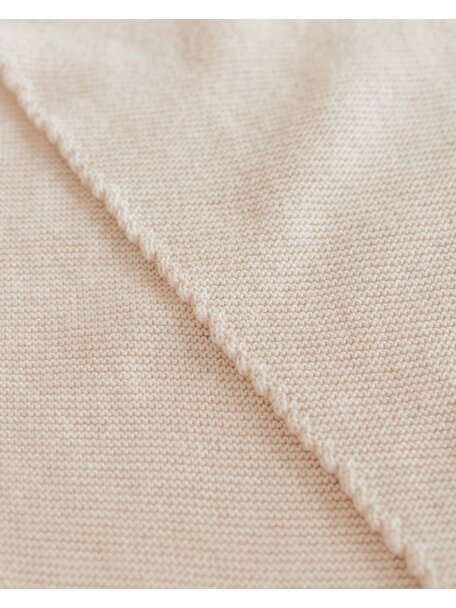 Hvid Zachte sjaal van wol Josephina - cream