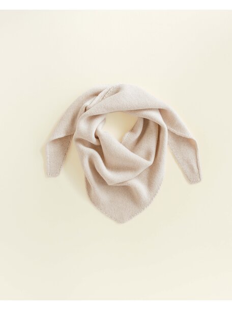 Hvid Zachte sjaal van wol Josephina - cream