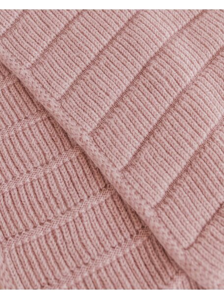 Hvid Merino wollen sjaal  Jacobino - powder