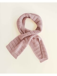 Hvid Merino wollen sjaal  Jacobino - powder