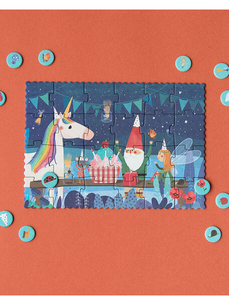 Londjï Tiny puzzle - eenhoorn