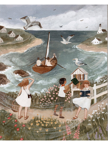 Robin Pieterse Gevouwen kaart - seaside