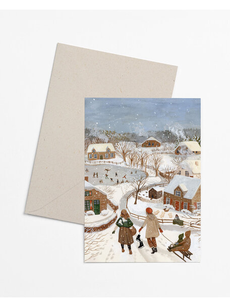 Robin Pieterse Gevouwen kaart - frost