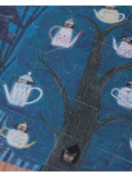 Londjï Pocket puzzel: nacht en dag in het bos