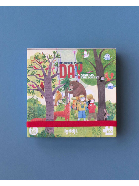 Londjï Pocket puzzel: nacht en dag in het bos