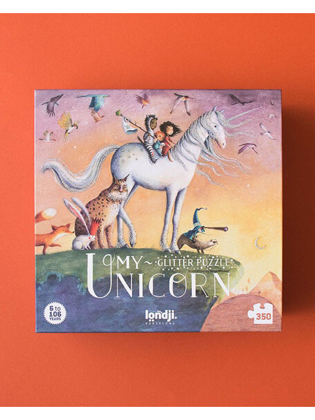 Londjï Glitter puzzel: mijn eenhoorn